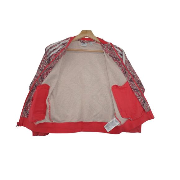 Adidas Originals Geometric Print Track Jacket – Youth 9–10Y (Size 140) - Picture 4 of 5